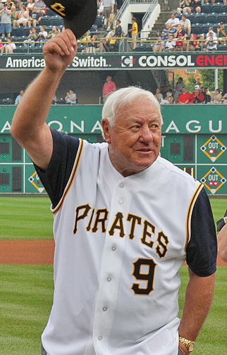 Maz at the 50th anniversary celebration of his homer.